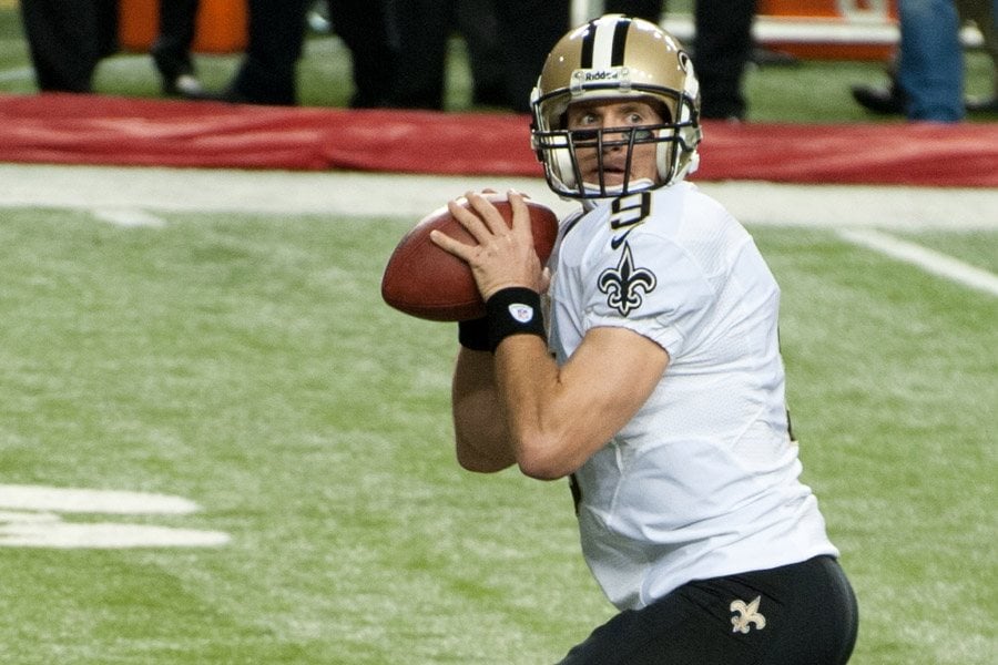 New Orleans Saints quarterback Drew Brees