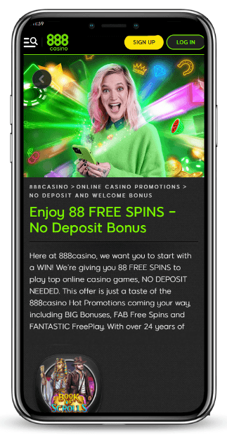 888 mobile screenshot