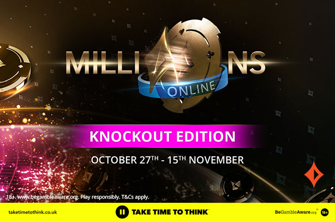 PartyPoker MILLIONS Online KO Edition Commences Oct. 27