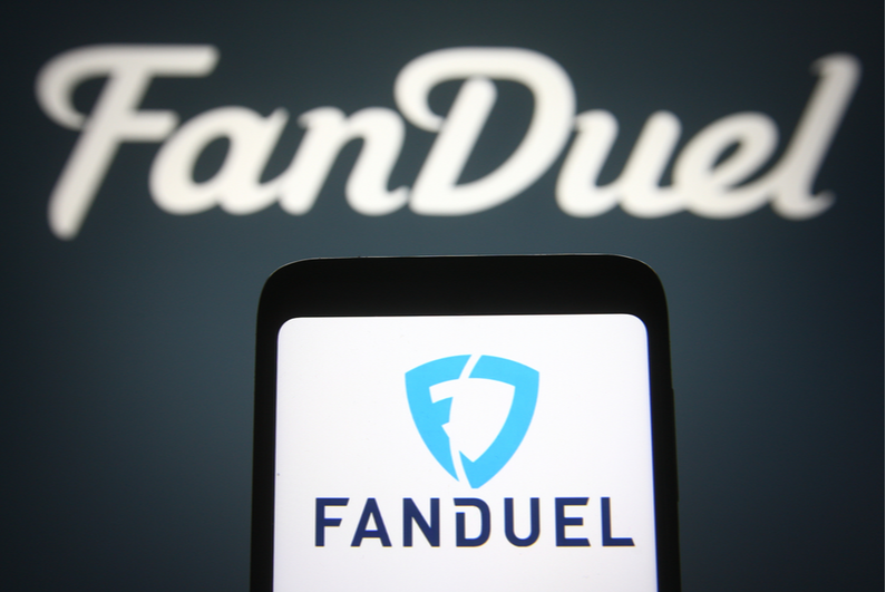FanDuel logo on a smartphone