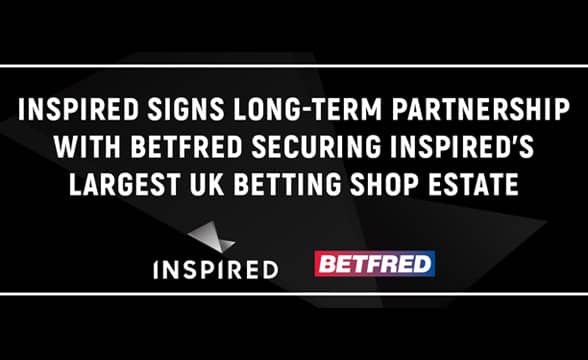 Inspired to Supply Betfred with New Machines