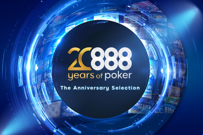 Six New Promotions as 888poker Celebrates 20 Years of Poker with The Anniversary Selection