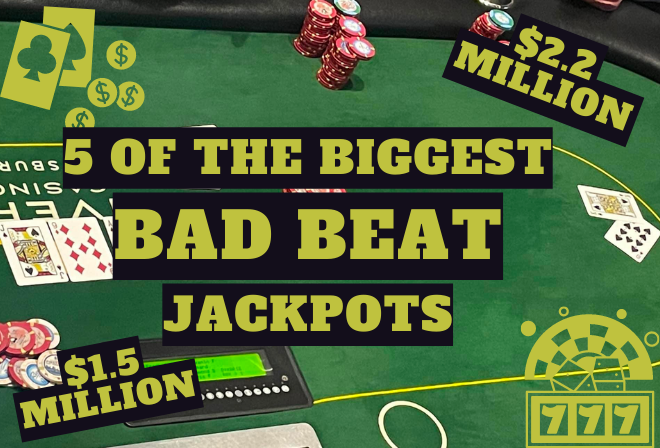 Top 5 Poker Bad Beat Jackpots You Won't Believe