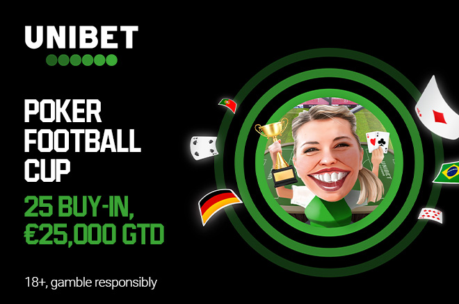 Win a Share of €25,000 in Unibet's Football Poker Phase Cup