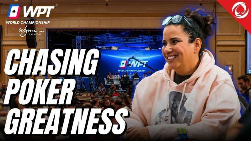 2022 WPT World Championship Event | Angela Jordison | Chasing Poker Greatness | Videos