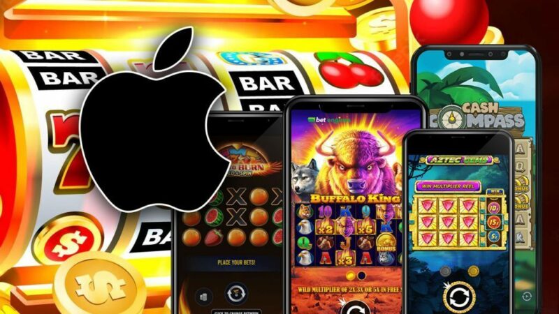 Apple, iPhone, Casino, Slots, Money, Cherries