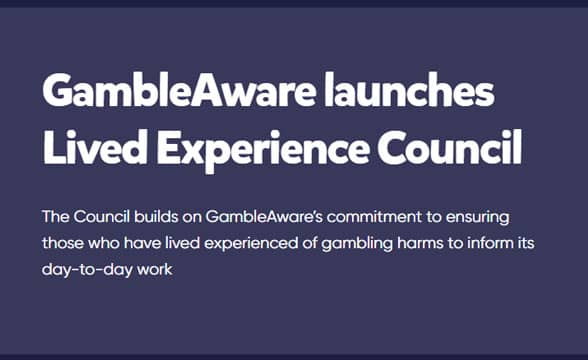 GambleAware Launches New Lived Experience Council to Shape Its Plans