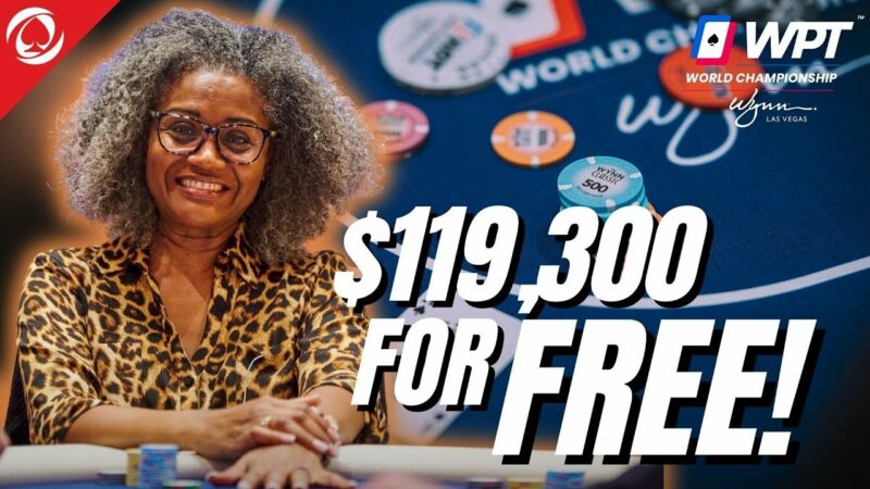 WPT Global Qualifier LoriAnn Turned $0 into $119k! | $15MIL Main Event | WPT World Championship 2022 | Videos
