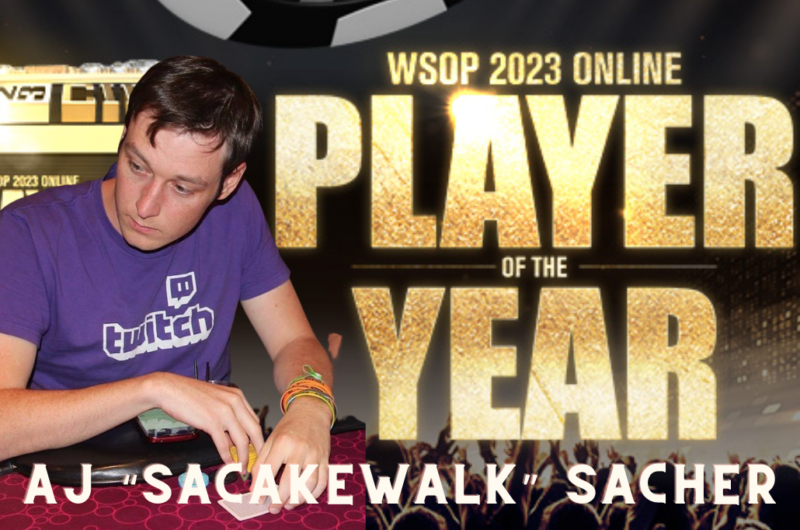 AJ “sacakewalk” Sacher Wins 2021 WSOP.com Player of the Year