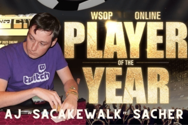 AJ “sacakewalk” Sacher Wins 2022 WSOP.com Player of the Year