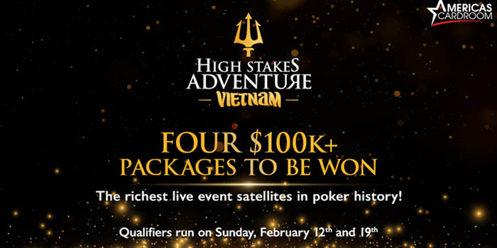 Americas Cardroom: Four Packages to Vietnam High Roller Event