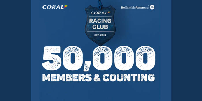 Coral Racing Club Surpasses 50,000 Members