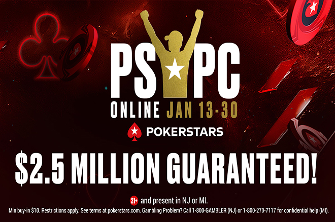 Massive $2.5M PSPC Online Comes to PokerStars MI and NJ from Jan. 13