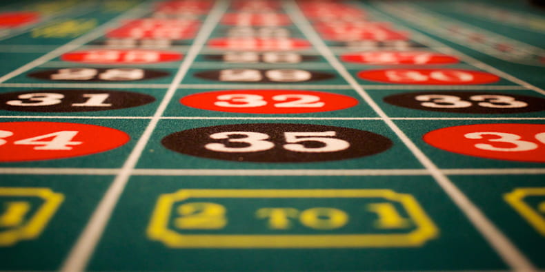 A Casino Roulette Table