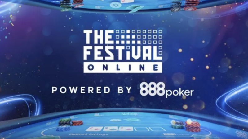 888poker Shares Schedule for $1M GTD The Festival Online Series
