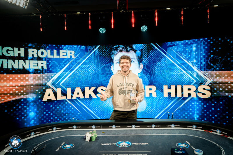 Aliaksandr Hirs Takes Down Merit Poker Carmen Series $5,300 High Roller ($204,700)