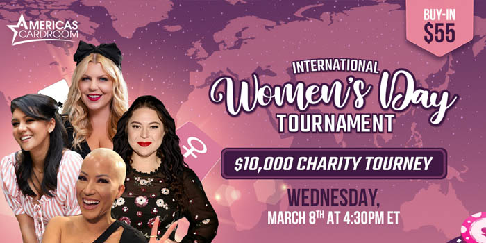 Americas Cardroom to Celebrate March 8 with a Charity Tournament