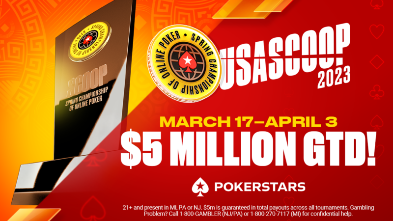 PokerStars US SCOOP Offering $5 Million in Guarantees in PA, NJ & MI