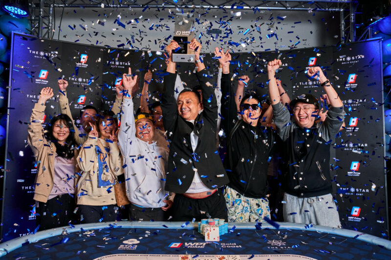 Sheng Ye Goes Big Down Under; Wins WPT Prime Gold Coast Main Event (AUD $374,953)