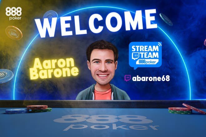 888poker's Newest Streamteam Member Aaron "abarone68" Barone and His Opening Day Win