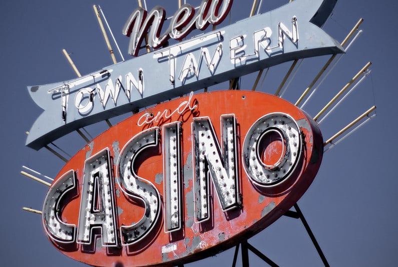 Town Tavern Casino sign