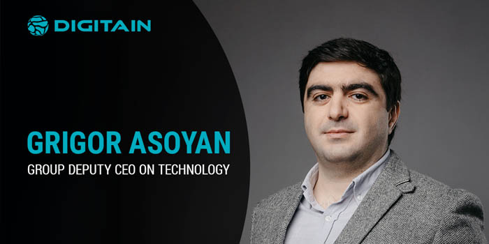 Digitain Promotes Grigor Asoyan to Group Deputy CEO of Technology