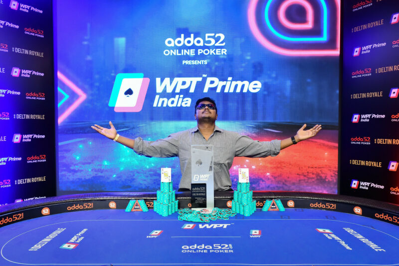Prasit Chowdhury Wins Record Breaking WPT Prime India Main Event ($105,809)
