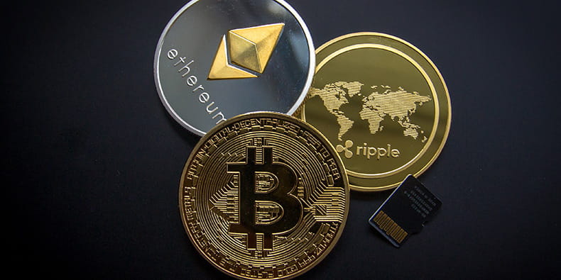 Ripple, Ethereum and Bitcoin Coins
