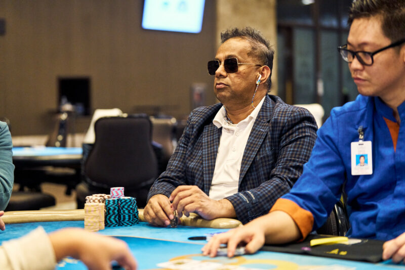 Girish Reknar Leads Day 1a of WPT Gardens Poker Championship