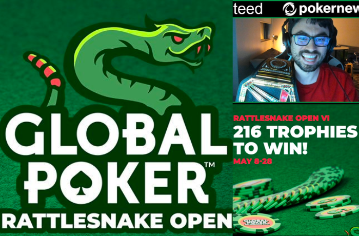 Kyle "KAA17" Anderson Streams Way to Victory in Global Poker Rattlesnake Open VI
