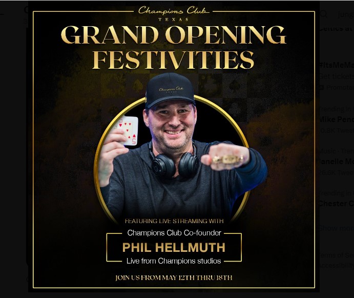 Phil Hellmuth's Texas Poker Room is Having an Epic Grand Opening