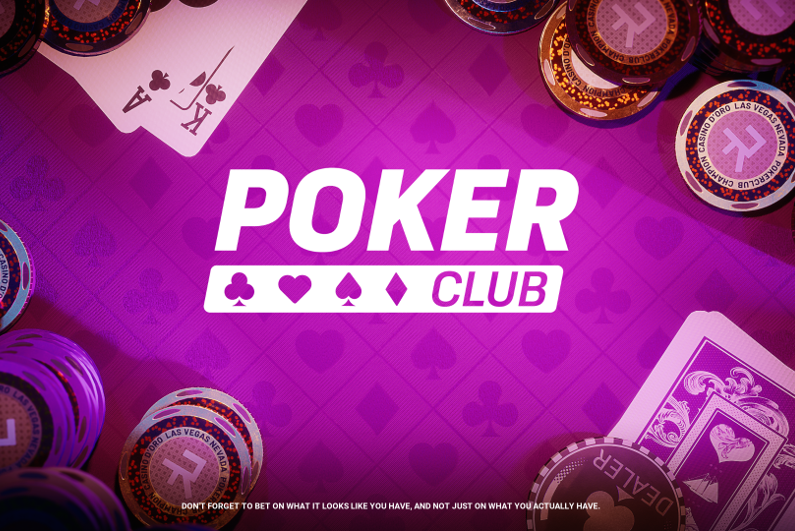 Poker Club title screen