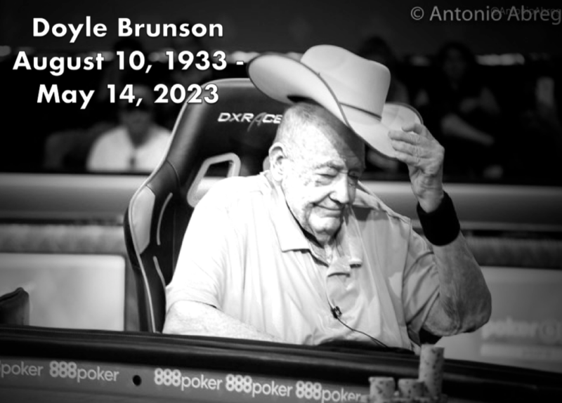 The "Godfather of Poker," Doyle Brunson has Passed Away at 89