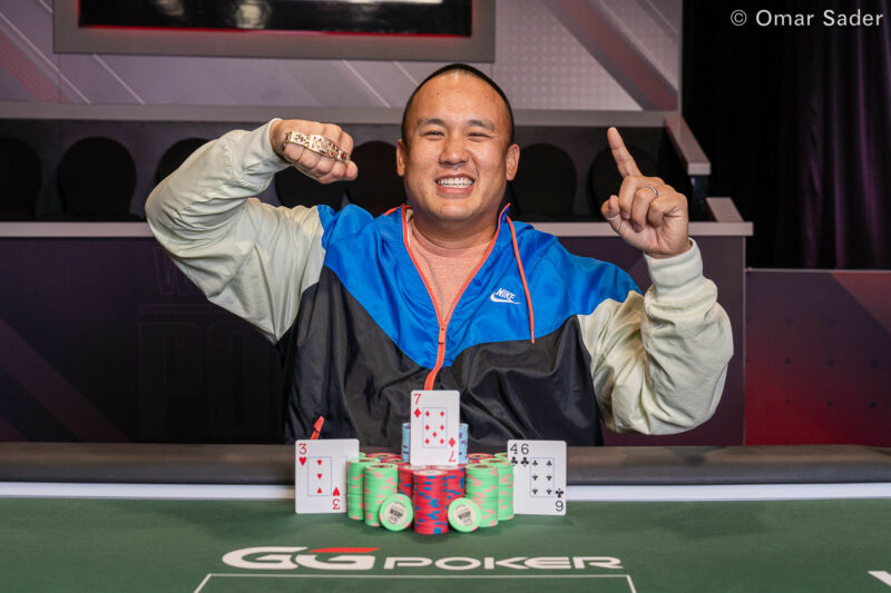 “It’s Gonna Be Tough for You” Says Jerry Wong on Way to Winning 1st WSOP Bracelet