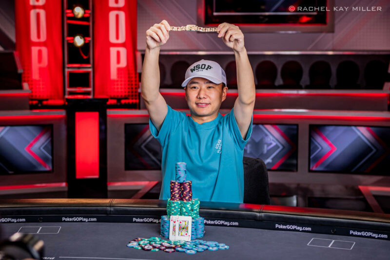 Yuan Li Adds Name to List of 2023 WSOP Bracelet Winners after $2K NLHE Triumph ($524,777)