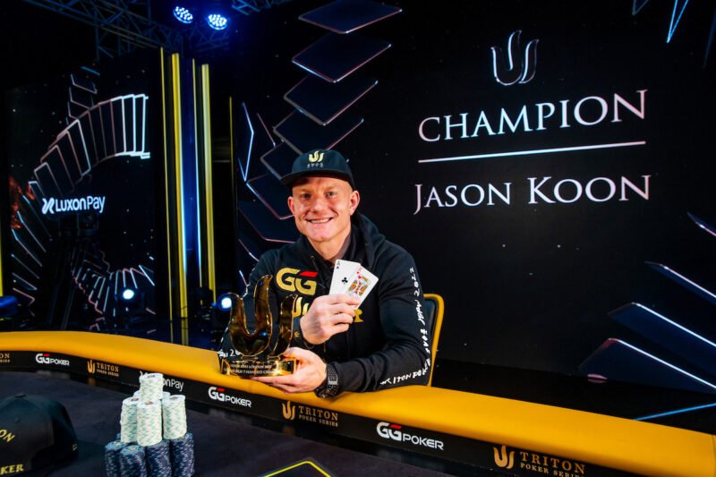 Best in the Game? Jason Koon Wins Yet Another Triton Poker Event