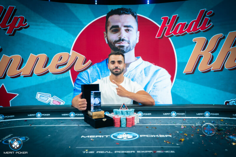 Hadi Khadra Triumphs in Merit Poker Retro Series Warmup