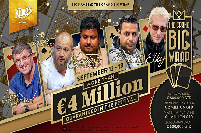 Join PokerNews at King's Resort for the €4M guaranteed Big Wrap PLO Series