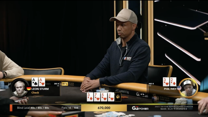 Phil Ivey Cracks Aces with the Dirty Diaper to Bust WSOP Champion
