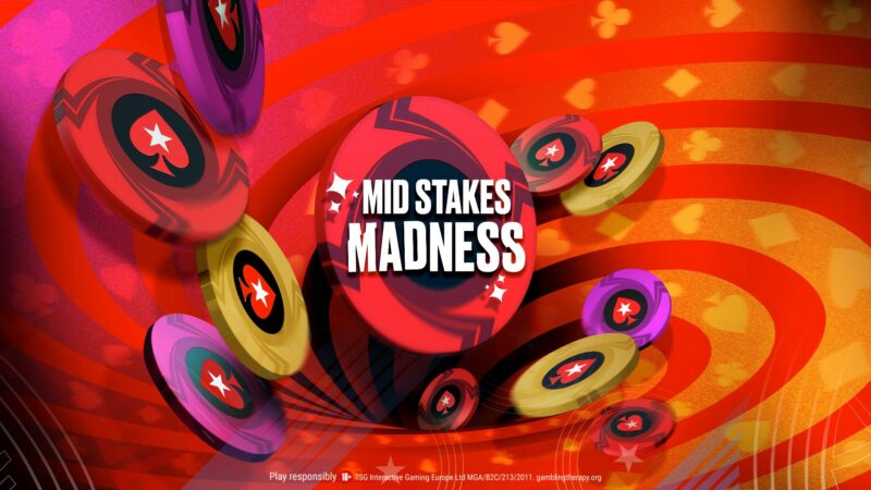 PokerStars Shares Schedule for Midstakes Madness Online Series; Runs Aug 6-13
