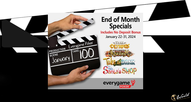 Everygame Poker Runs Free Spins January 22-31