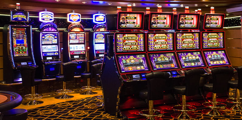 Inside of a Casino